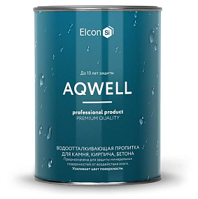Гидрофобизатор Силиконовый Elcon Aqwell 0.9л с Эффектом Мокрого Камня