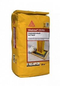 Раствор ремонтный цементный высокоподвижный расширяющийся SIKA SIKAGROUT 212 RU 25 кг